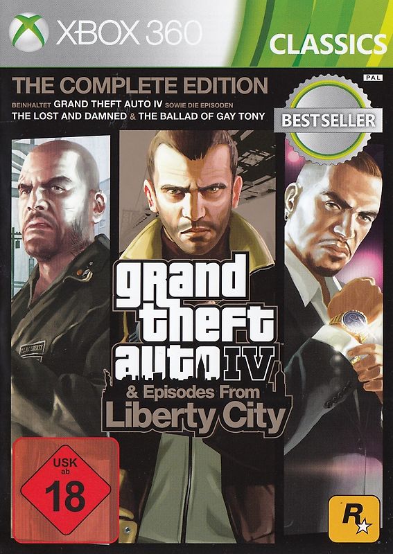 Grand Theft Auto IV & Episodes from Liberty City [The Complete Edition, Classics] Xbox 360