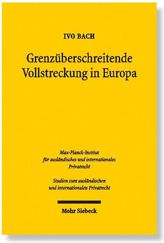 Grenzüberschreitende Vollstreckung in Europa