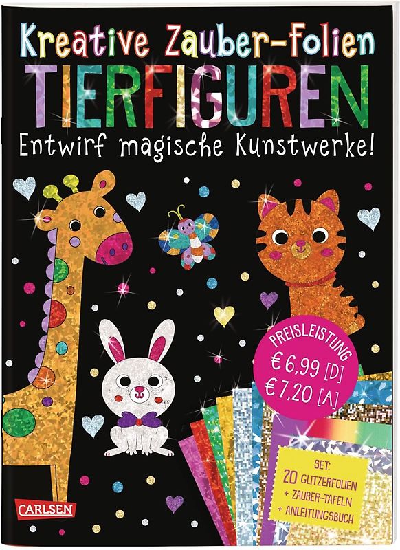 Kreative Zauber-Folien: Tierfiguren