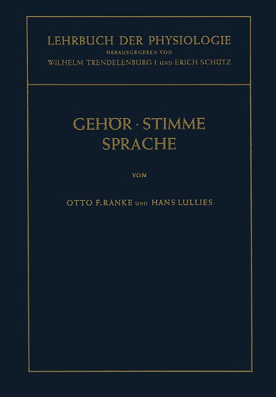 Lehrbuch der Physiologie in Zusammenhängenden Einzeldarstellungen