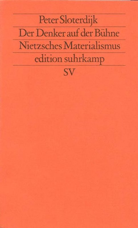 Der Denker auf der Bühne