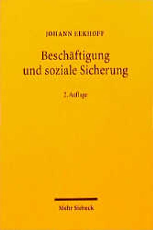 Beschäftigung und soziale Sicherung