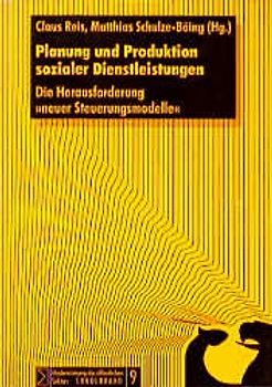 Planung und Produktion sozialer Dienstleistungen