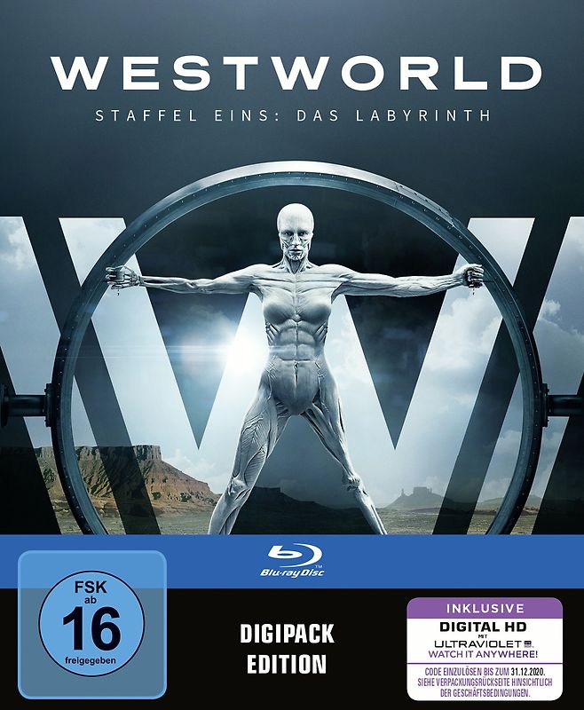 Westworld - Staffel eins: Das Labyrinth [Digipack Edition, 3 Discs] Blu-ray Disc