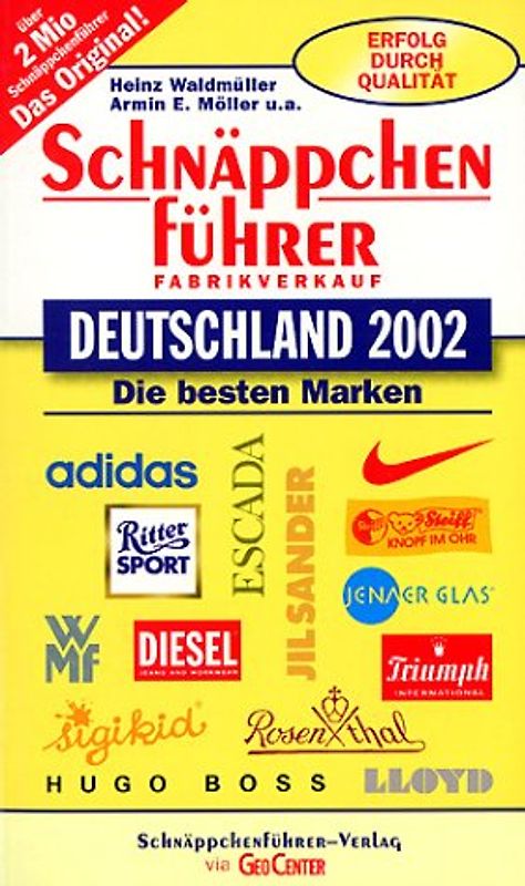 Schnäppchenführer Deutschland 2002. Die besten Marken