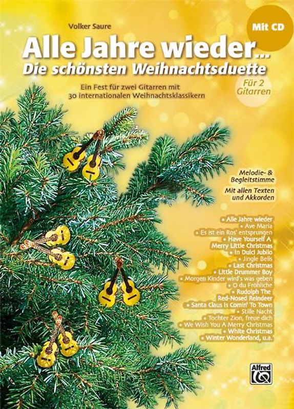 Alle Jahre wieder - Die schönsten Weihnachtsduette für 2 Gitarren