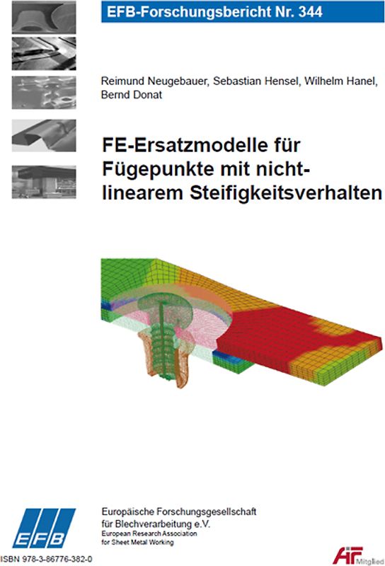 FE-Ersatzmodelle für Fügepunkte mit nichtlinearem Steifigkeitsverhalten