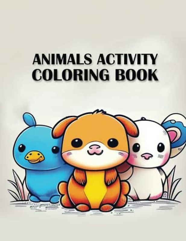 Animals Activity Book: Fun and Educational Games and Puzzles for Kids