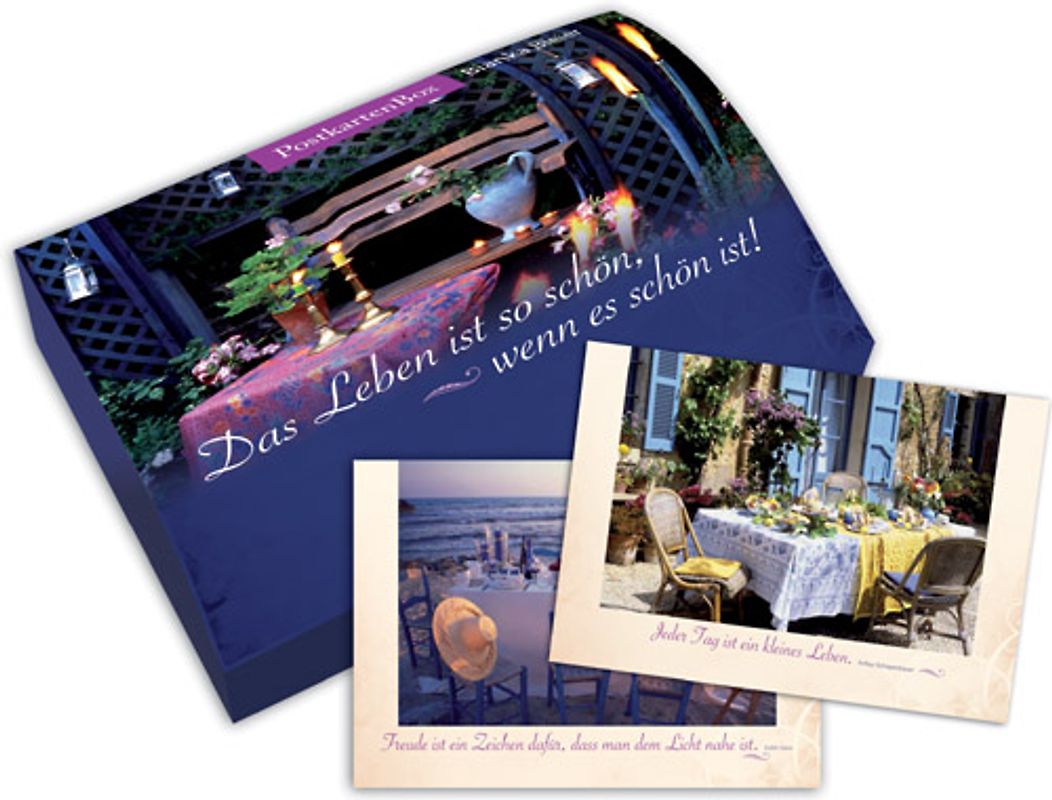 Das Leben ist so schön, wenn es schön ist - Postkartenbox