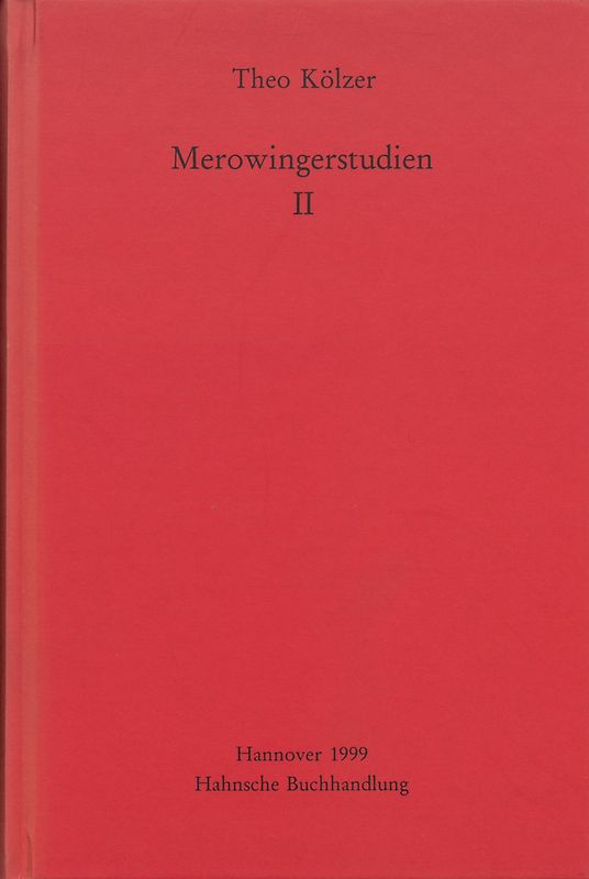Merowingerstudien II