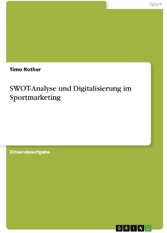 SWOT-Analyse und Digitalisierung im Sportmarketing