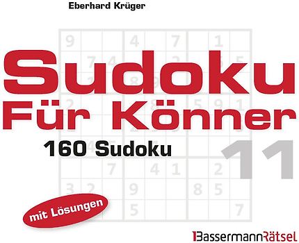 Sudoku für Könner 11 (5 Exemplare à 2,99 €)