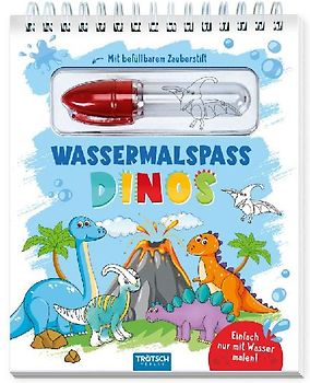 Trötsch Wassermalspaß mit Zauberstift Dinosaurier