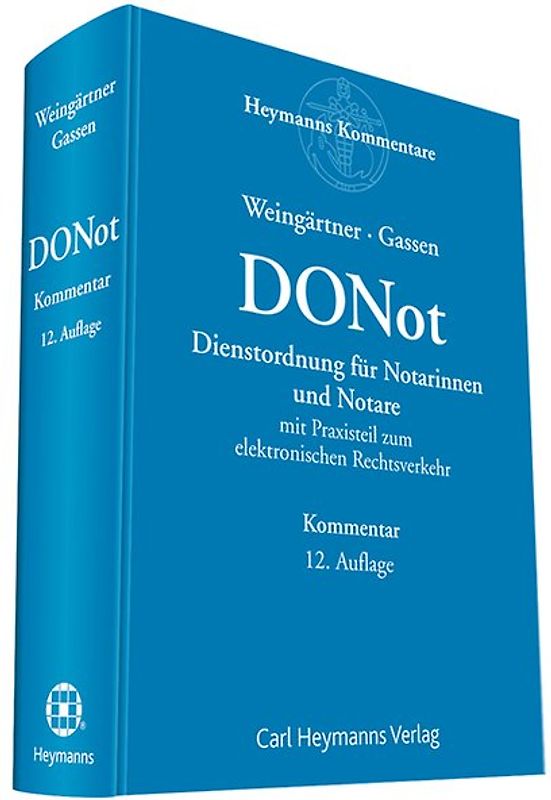 Dienstordnung für Notarinnen und Notare (DONot)