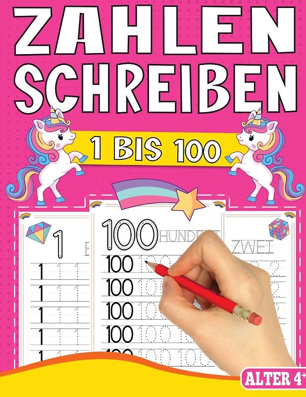 ZAHLEN SCHREIBEN LERNEN VON 1 BIS 100