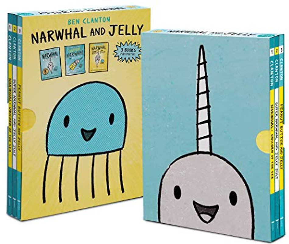 Narwhal and Jelly Box Set (Paperback Books 1, 2, 3, and Poster)