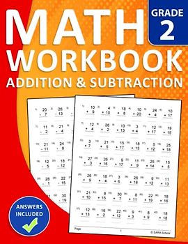 2nd Grade Addition and Subtraction Math Workbook With Answers: Math Practice Workbook For Grade 2 With 1680 Addition and Subtraction Exercises | Math ... and Subtraction Worksheets For Grade 2