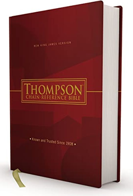 NKJV, Thompson Chain-Reference Bible, Hardcover, Red Letter: New King James Version, Red Letter