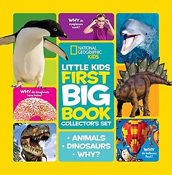 National Geographic Little Kids First Big Book Collector's Boxed Set: Animals, Dinosaurs, and Why?