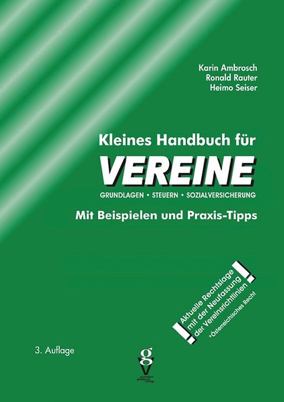 Kleines Handbuch für VEREINE