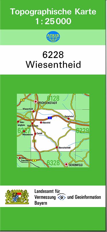 TK25 6228 Wiesentheid