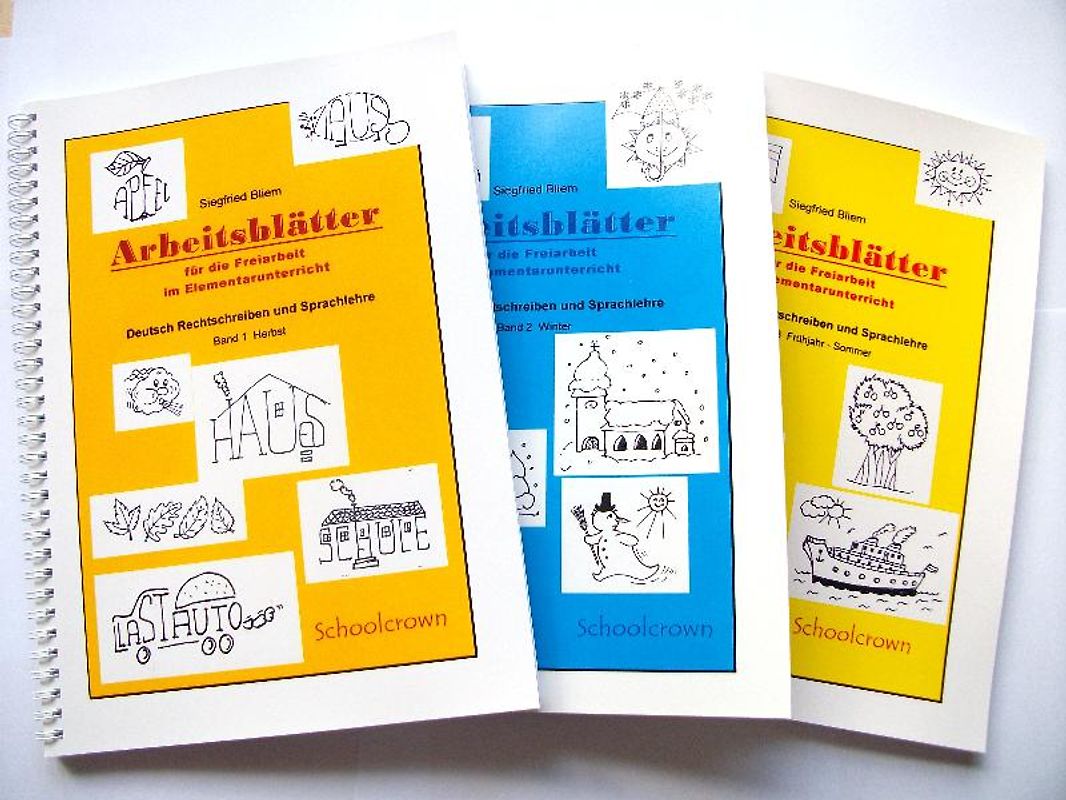 Arbeitsblätter für die Freiarbeit