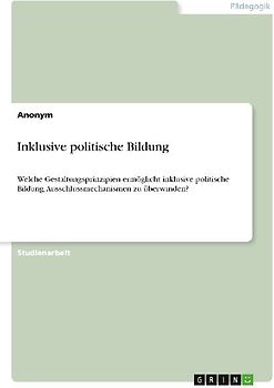Inklusive politische Bildung