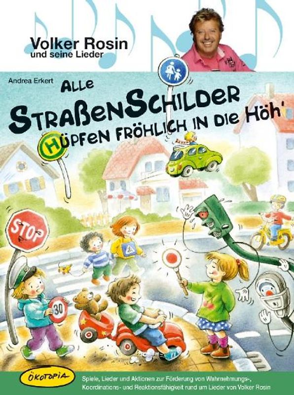 Alle Straßenschilder hüpfen fröhlich in die Höh'