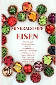 MINERALSTOFF EISEN •Eisenmangel •Hämochromatose •Anämie •Eisenpräparate •Eisenreiche Lebensmittel •Aufnahme von Eisen •Eisenstoffwechsel ... (JAMES VITAMINE, Band 5)