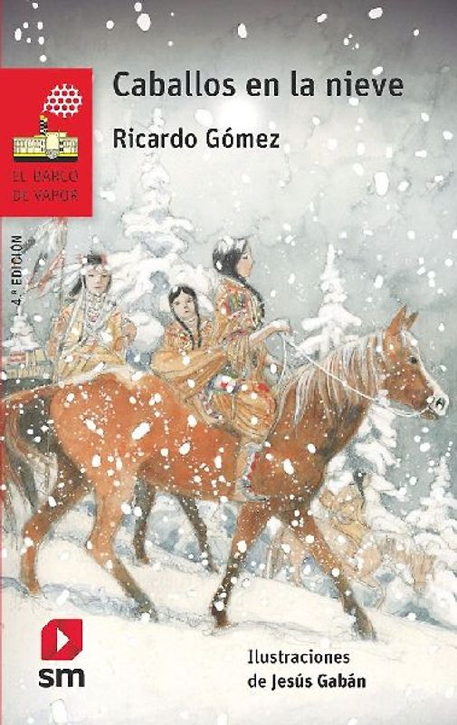 Caballos en la nieve