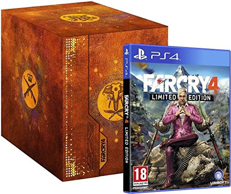 Far Cry 4 [Kyrat Edition inkl. 20cm Figur, Reisetagebuch, Poster, Karte der Spielwelt, Internationale Version] PlayStation 4