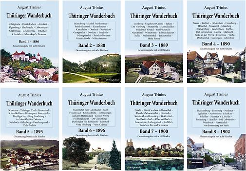 GESAMTAUSGABE: THÜRINGER WANDERBUCH 1886-1902 [8 BÄNDE]