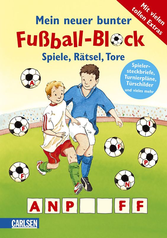 Mein neuer bunter Fußball-Block