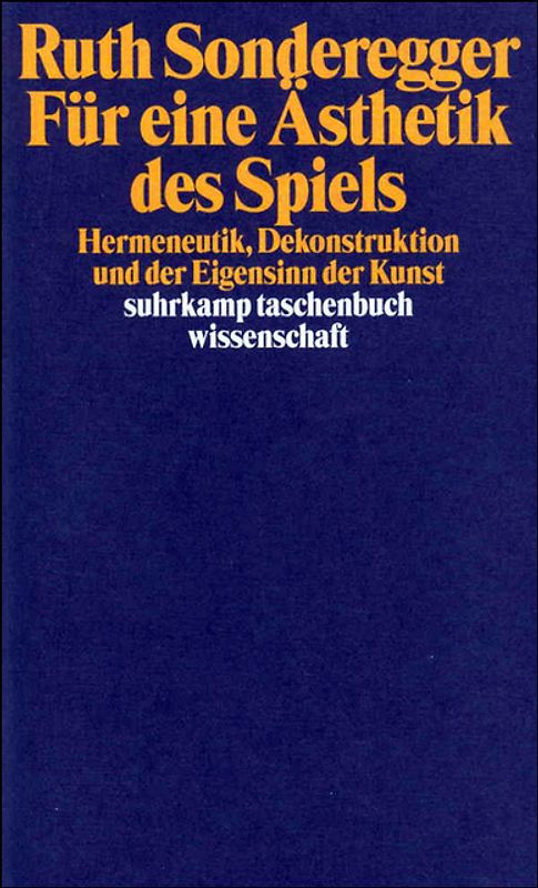Für eine Ästhetik des Spiels