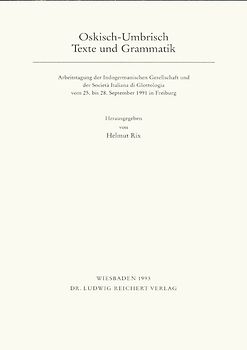 Oskisch – Umbrisch