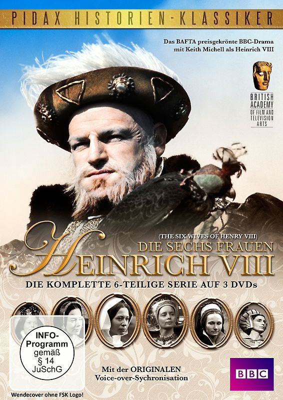 Die sechs Frauen von Heinrich VIII. (The Six Wives of Henry VIII) - Die komplette 6-teilige Kultserie (Pidax Historien-Klassiker) [3 DVDs] DVD
