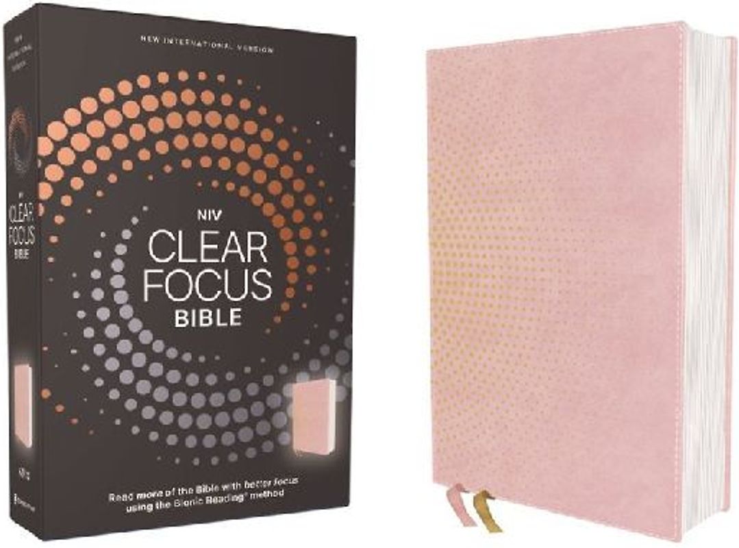 Niv, Clear Focus Bible, Leathersoft, Pink