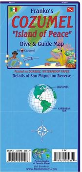 Cozumel Dive Map and Fishcard