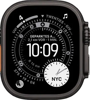 Apple Watch Ultra 3 49 mm Boîtier titane noir [Wi-Fi + Cellulaire]