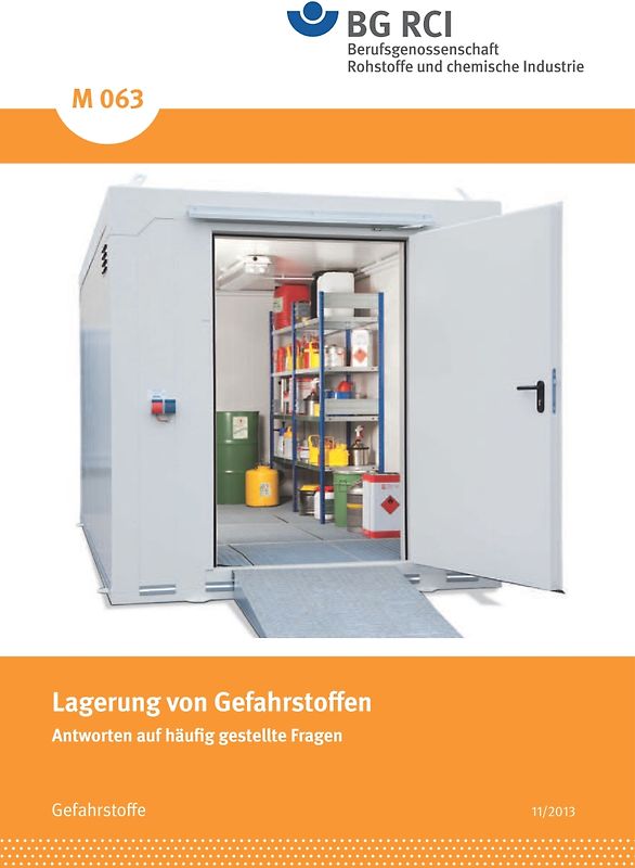 M 063 -Lagerung von Gefahrstoffen