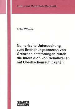 Numerische Untersuchung zum Entstehungsprozess von Grenzschichtstörungen durch die Interaktion von Schallwellen mit Oberflächenrauhigkeiten
