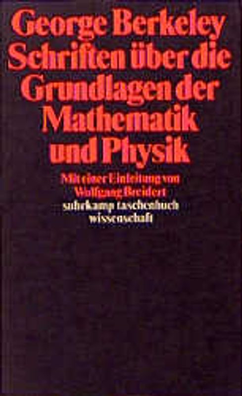 Schriften über die Grundlagen der Mathematik und Physik