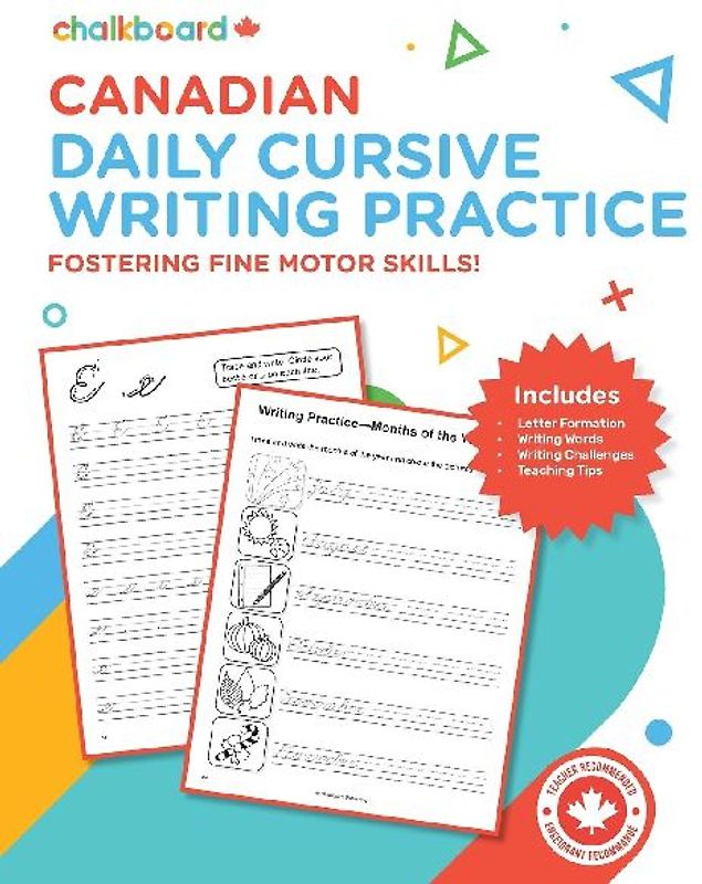 Canadian Daily Cursive Writing Practice Grades 2-4