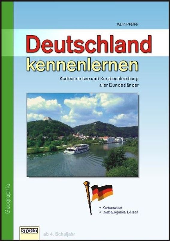 Deutschland kennenlernen. Kartenumrisse und Kurzbeschreibung aller Bundesländer