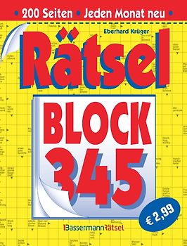 Rätselblock 345 (5 Exemplare à 2,99 €)