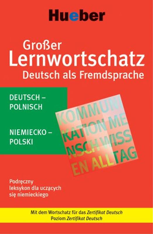 Großer Lernwortschatz Deutsch als Fremdsprache