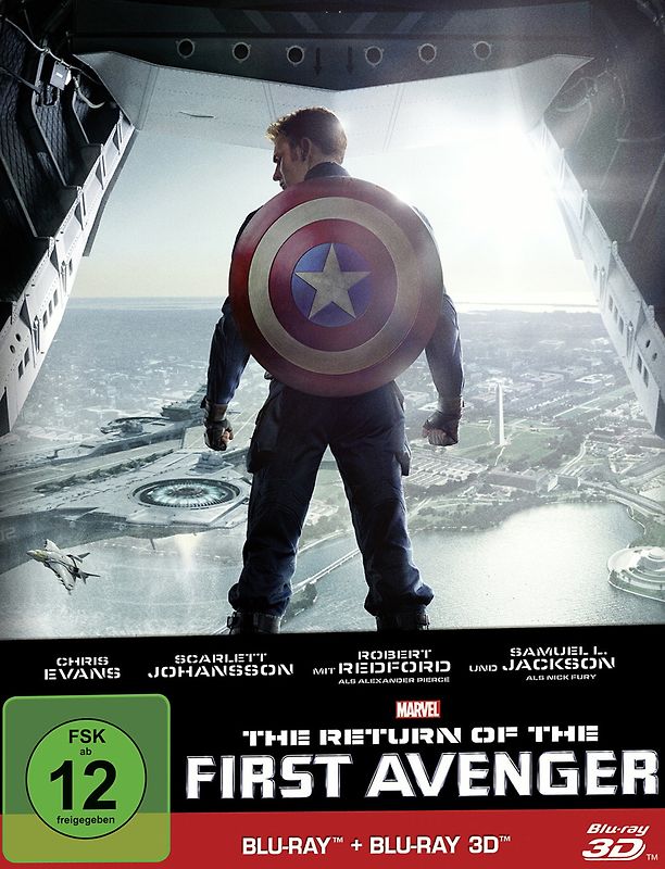 The Return of the First Avenger 3D [Steelbook, inkl. 2D Version] 3D Blu-ray Disc