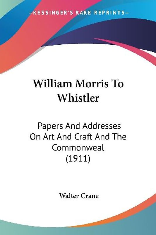 William Morris To Whistler
