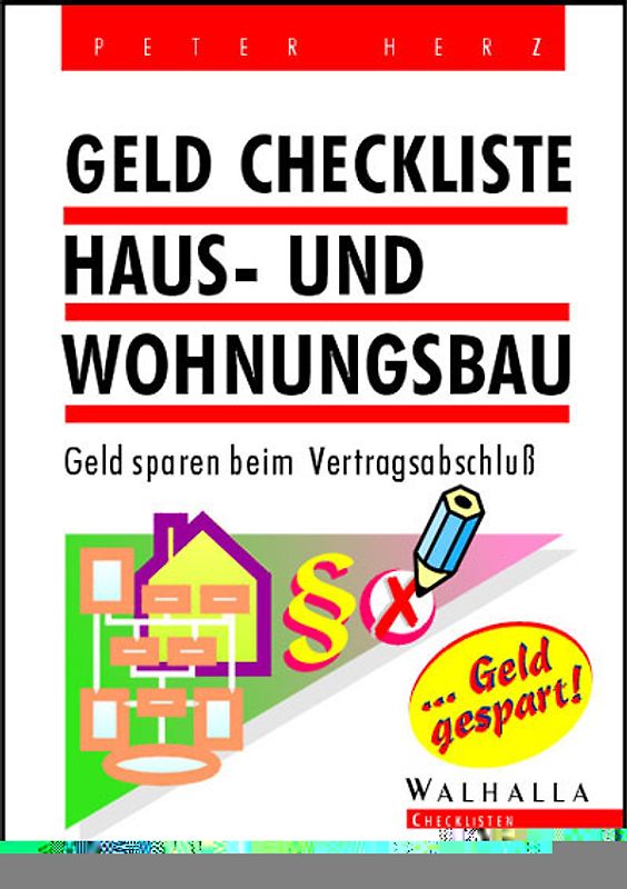 Geld Checkliste Haus- und Wohnungsbau