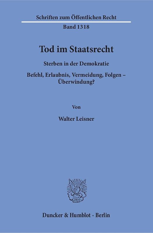 Tod im Staatsrecht.